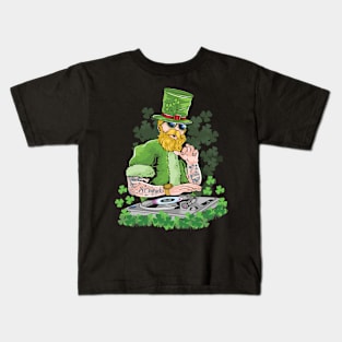 Night Party On St Patrick's Day Kids T-Shirt